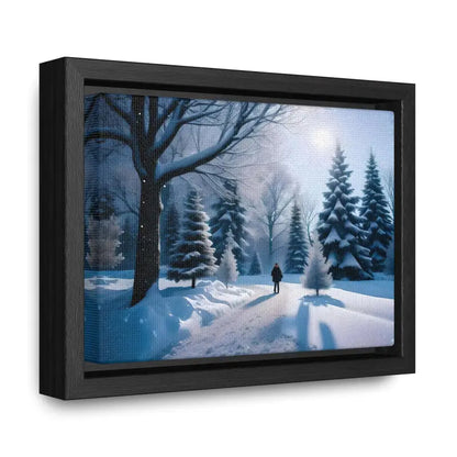 Transform your Space with Snow Capped Winter Trees Canvas