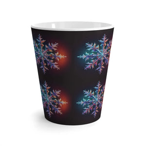 Snowflake Latte Mug Ceramic Winter Coffee Ritual - Dipaliz - Mugs