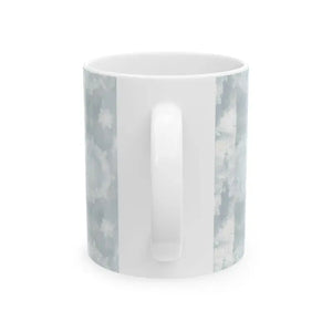 Snowflake Pattern Ceramic Mug - Winter Holiday Coffee Cup - Dipaliz - Mugs