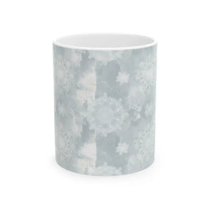 Snowflake Pattern Ceramic Mug - Winter Holiday Coffee Cup - Dipaliz - Mugs