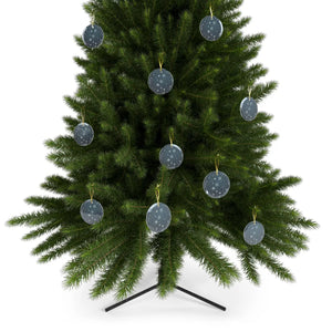 Dazzling Glass Ornaments – Gold Ribbon - Dipaliz - Holiday