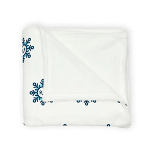 Snowflake Blankets Polyester Winter Cozy Warmth - Dipaliz - Quilts & Comforters
