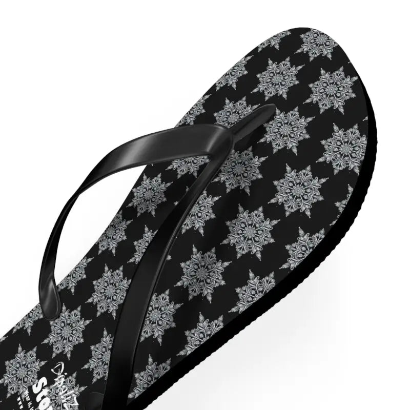 Catch the Summer Vibe with Snowflakes Flip Flops! - Slippers