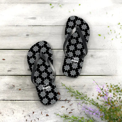 Catch the Summer Vibe with Snowflakes Flip Flops! - Slippers