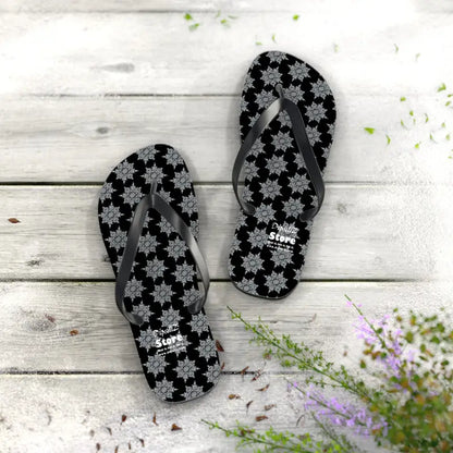 Catch the Summer Vibe with Snowflakes Flip Flops! - Slippers