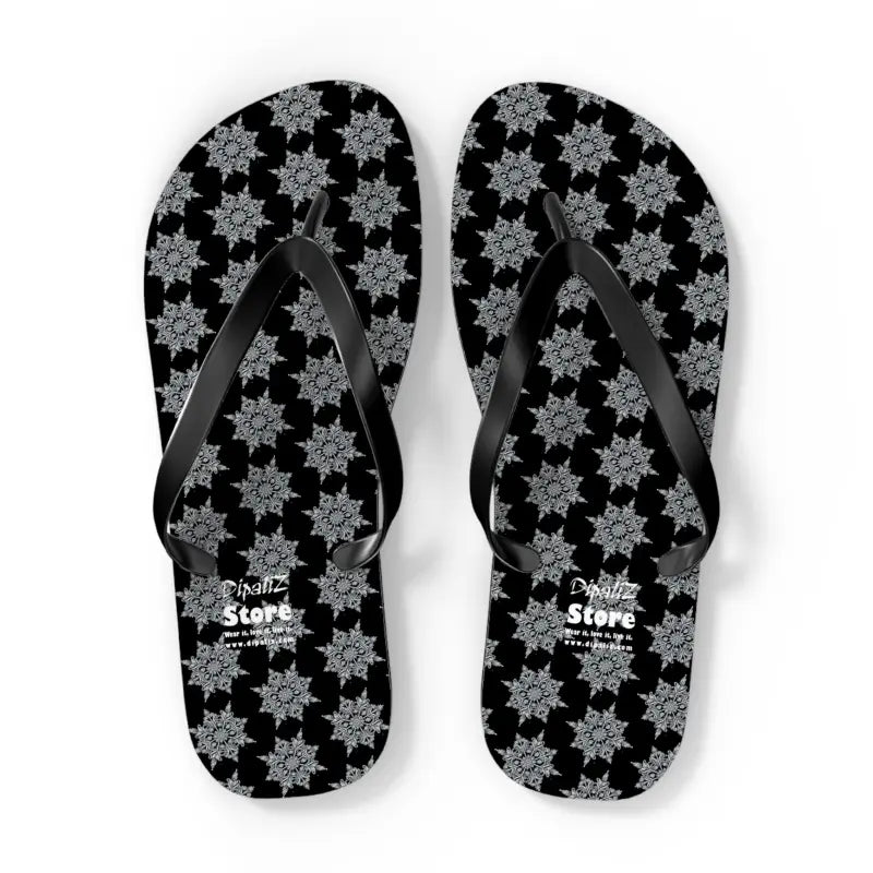 Catch the Summer Vibe with Snowflakes Flip Flops! - Slippers