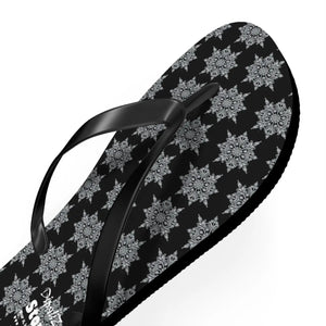 Cushioned Snowflakes Flip Flops - Summer Style - Dipaliz - Slippers