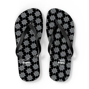 Cushioned Snowflakes Flip Flops - Summer Style - Dipaliz - Slippers