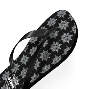 Cushioned Snowflakes Flip Flops - Summer Style - Dipaliz - Slippers