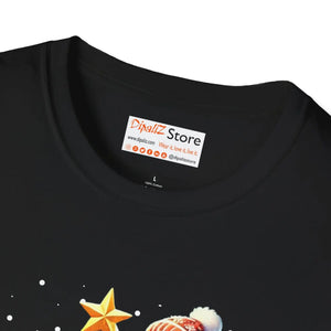 Cozy Christmas Tree T-shirt - Soft Cotton Holiday Tee - Dipaliz - T-shirts - s