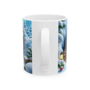 Cozy Snowman Ceramic Mug - Winter Mornings - Dipaliz - Mugs