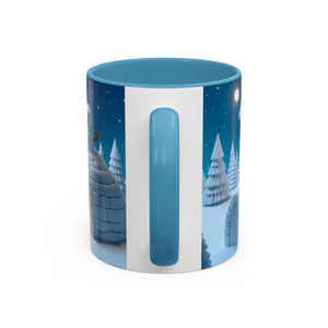 Whimsical Snowman Coffee Mug - Ceramic Gift - Dipaliz - Mugs