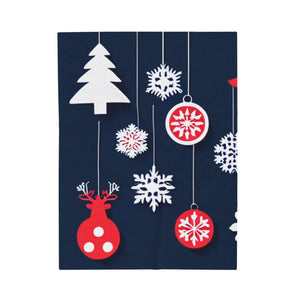 Custom Rudolf Reindeer Velveteen Plush Blanket - Dipaliz - Blankets