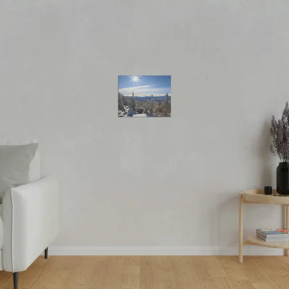 Transform your Space: Snowy Wonderland Matte Canvas Art