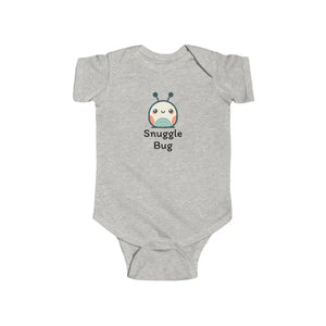 Premium Snuggle Bug Infant Bodysuit - Happy Baby Comfort - Dipaliz - Ash / 12m - One-pieces