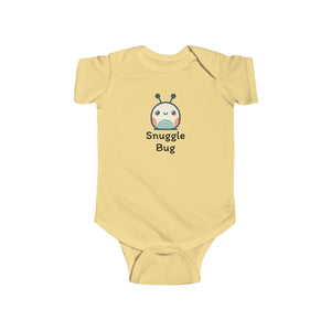 Premium Snuggle Bug Infant Bodysuit Happy Baby Cotton - Dipaliz - One-pieces