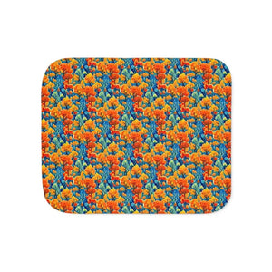 Autumn Trees Pattern Blanket - Cozy Fall Bedding - Dipaliz - Blankets