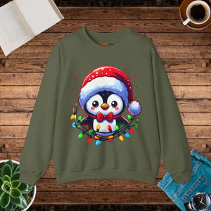 Snuggle Season Crewneck Winter Vibes Soft Cozy Sweatshirt Dipaliz - s / Military Green - Sweatshirts