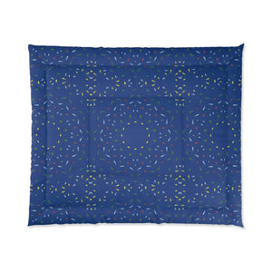 Dipaliz Blue Confetti Comforter - Bold Style Meets Ultimate Comfort - 104’’ × 88’’ - Quilts & Comforters