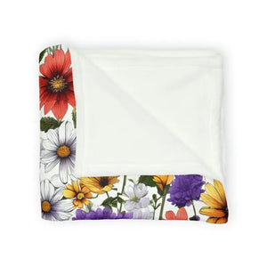 Soft Polyester Blanket - Wildflowers Pattern Comfort - Dipaliz - Blankets