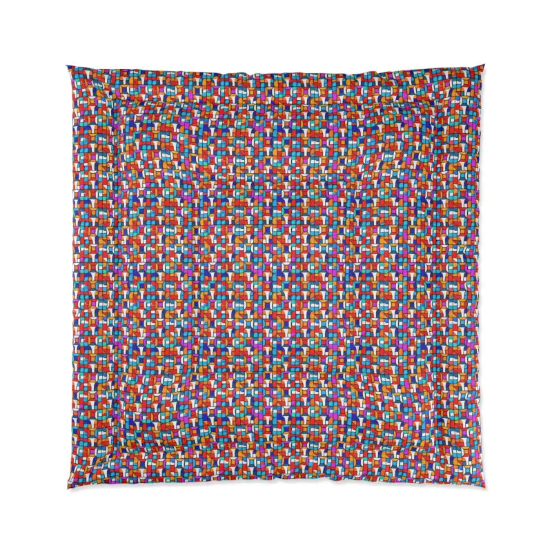 Snuggle in Style with our Colorful Abstract Comforter - 88’’ × Home Decor