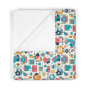 Snuggle-time Fleece Baby Blanket - Unmatched Softness - Dipaliz - 30’’ × 40’’ / White - Blankets