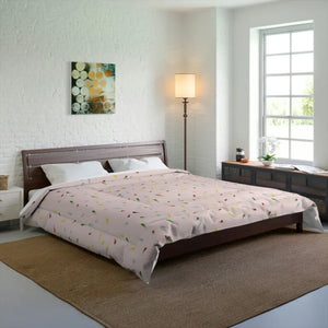 Confetti Pink Comforter Bold Chic Bedroom Style Dipaliz - Quilts & Comforters