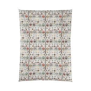 Tree Comforter Cozy Owls Forest Design Warm Bedding - Dipaliz - Blankets