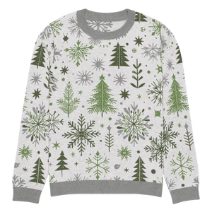 Christmas Crew Neck Sweater - Cozy Knit Pattern - Dipaliz - s - Sweaters