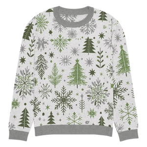Christmas Crew Neck Sweater - Cozy Knit Pattern - Dipaliz - Xl - Sweaters