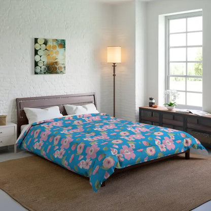 Snuggle Up In Floral Bliss With The Pink Flora Dreams Comforter - Home Decor