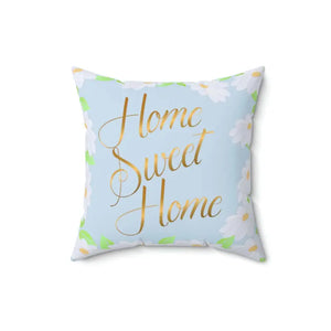 Spun Polyester Square Pillow - Home Sweet Comfort - Dipaliz - 16’’ × - Throw Pillows
