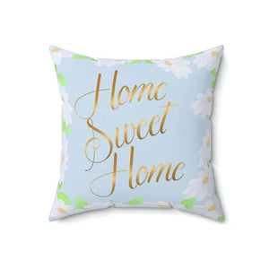 Spun Polyester Square Pillow - Home Sweet Comfort - Dipaliz - 18’’ × - Throw Pillows