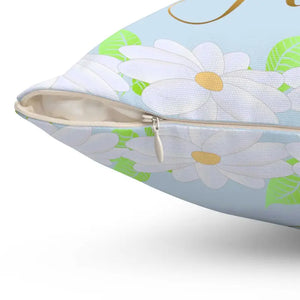 Spun Polyester Square Pillow - Home Sweet Comfort - Dipaliz - Throw Pillows