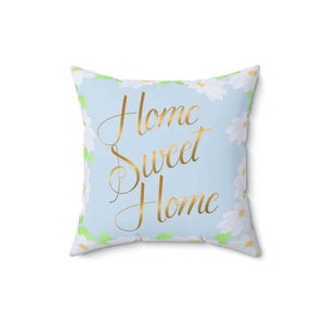 Spun Polyester Square Pillow - Home Sweet Comfort - Dipaliz - Throw Pillows