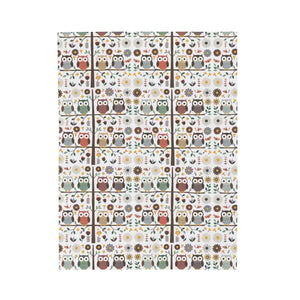 Owls on a Tree Plush Velveteen Blanket - Ultra Cozy Comfort - Dipaliz - Blankets