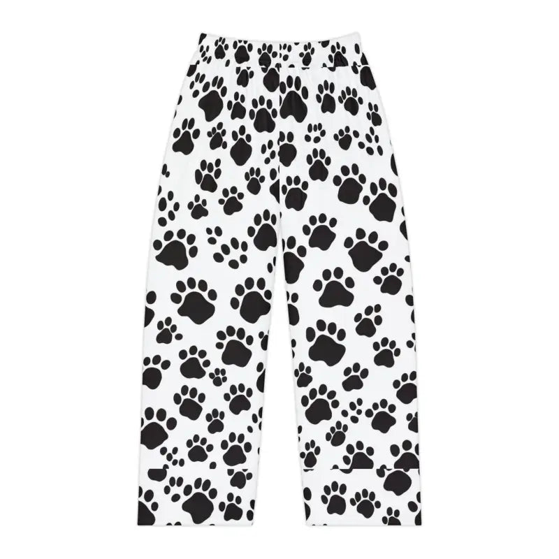 Snuggle in Style with Cozy Paw Print Pajama Pants