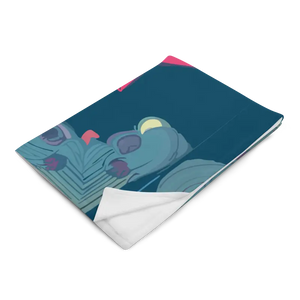 Pink Geometric Throw Blanket Cozy Chic Style Dipaliz - 50″×60″ - Blankets