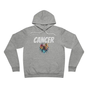Cancer Zodiac Unisex Sponge Fleece Pullover Hoodie - Dipaliz - Athletic Heather / Xs - Hoodies