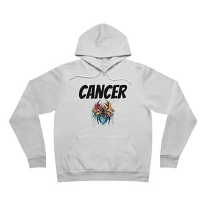 Cancer Zodiac Unisex Sponge Fleece Pullover Hoodie - Dipaliz - White / Xs - Hoodies