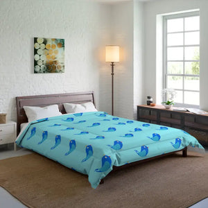 Blue Birds Women’s Fashion Comforter - Bold Nature Style - Dipaliz - Quilts & Comforters