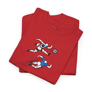 Soccer Graphic Tee, Name Personalized Back Print - T-shirts - s