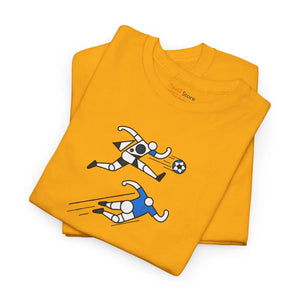 Soccer Graphic Tee, Name Personalized Back Print - T-shirts - s