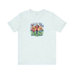 Soft Cotton Soccer Mom Tee - Classic Short Sleeve - Dipaliz - T-shirts