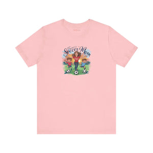 Soft Cotton Soccer Mom Tee - Classic Short Sleeve - Dipaliz - T-shirts