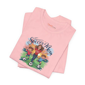 Soft Cotton Soccer Mom Tee - Classic Short Sleeve - Dipaliz - T-shirts