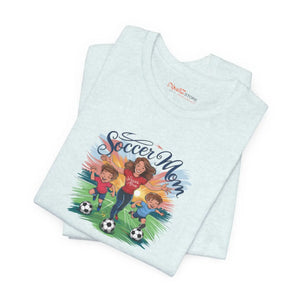 Soft Cotton Soccer Mom Tee - Classic Short Sleeve - Dipaliz - T-shirts