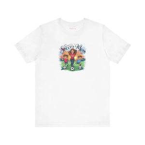 Soft Cotton Soccer Mom Tee - Classic Short Sleeve - Dipaliz - T-shirts