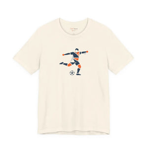 Soccer Player Geometric Graphic Tee - T-shirts - s