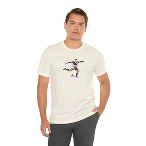 Soccer Player Geometric Graphic Tee - T-shirts - s